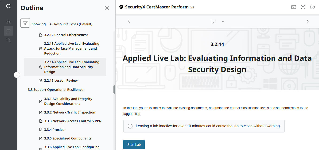 CompTIA CertMaster Perform – SecurityX CASP+ CAS-005 Individual License